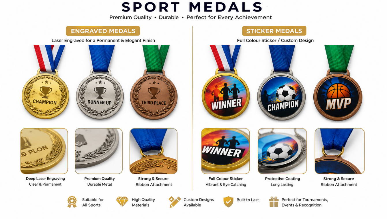 Sports and event medals